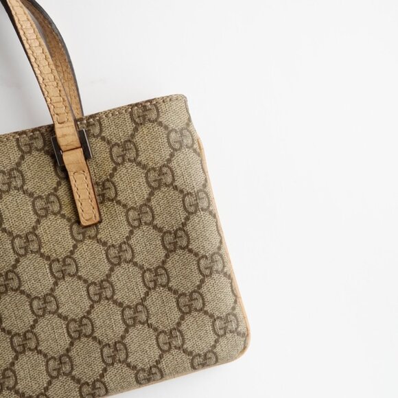 Authentic Preowned Gucci Beige GG Canvas Mini Handbag - Picture 8 of 16